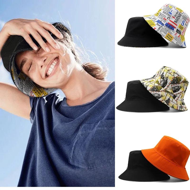 XXXL 남녀공용 빅 헤드 버킷 모자, 어부 모자, 양면 착용, 플러스 사이즈, 야외, 무료 배송, 56-60cm, 61-64cm